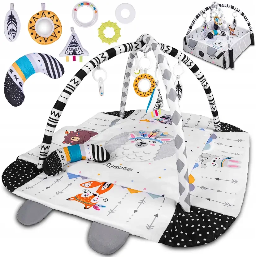 Розвиваючий килимок 110х100 см RICOKIDS Boho (Польща)