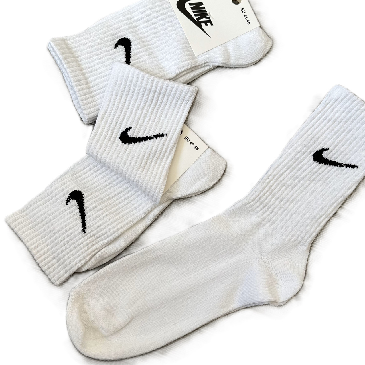 Набір шкарпеток з 12 пар "Nike" жіночі високі демісезоні (36-41 р.), фото 1