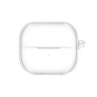 TPU чохол для навушників Samsung Galaxy Buds 3 (R530) | чохол + карабін | роздільний | прозорий