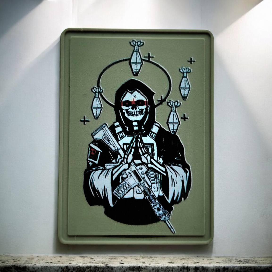 Шеврон патч-міномітчика на липучці ПВХ