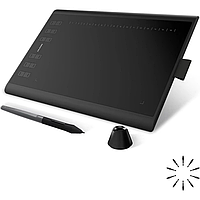 Уцінка* Графічний планшет Huion New 1060 Plus, 10X6.25", 5080 LPI, 8192 levels * для графічного дизайна
