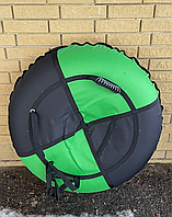 Тюбінг надувний Чорно-зелений 120 см 2 Ручки ORG