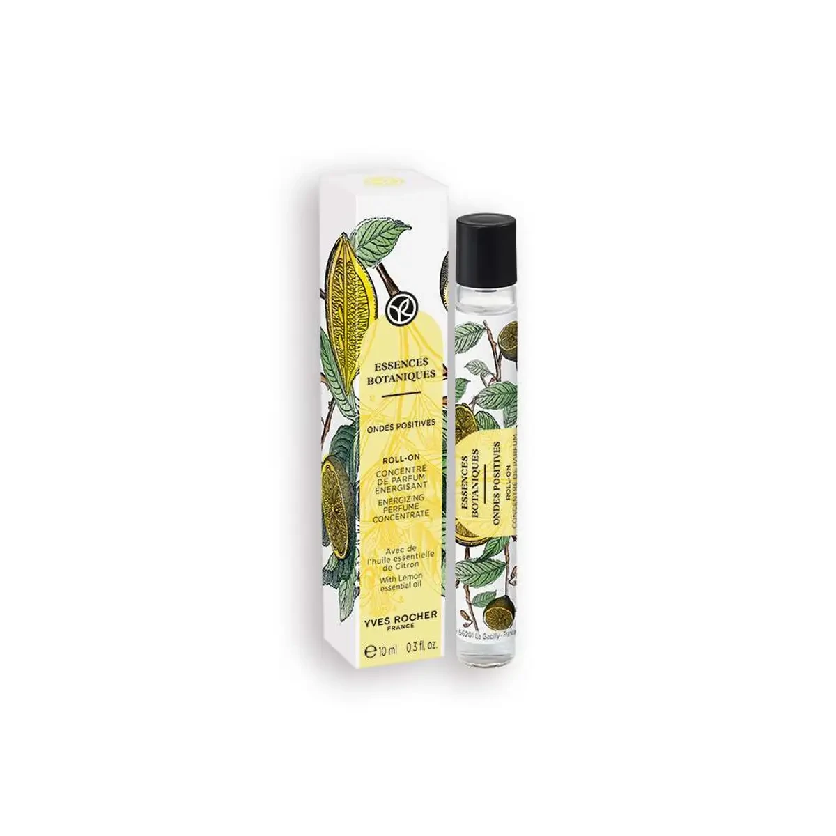 Олійні роликові парфуми цитрусові Ondes Positives Онд Позитив, Essences Botaniques Yves Rocher, Ив Роше, 10 мл