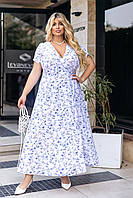 Довге літнє плаття у квітковий принт "Bestie"| Норма та батал| Розпродаж моделі