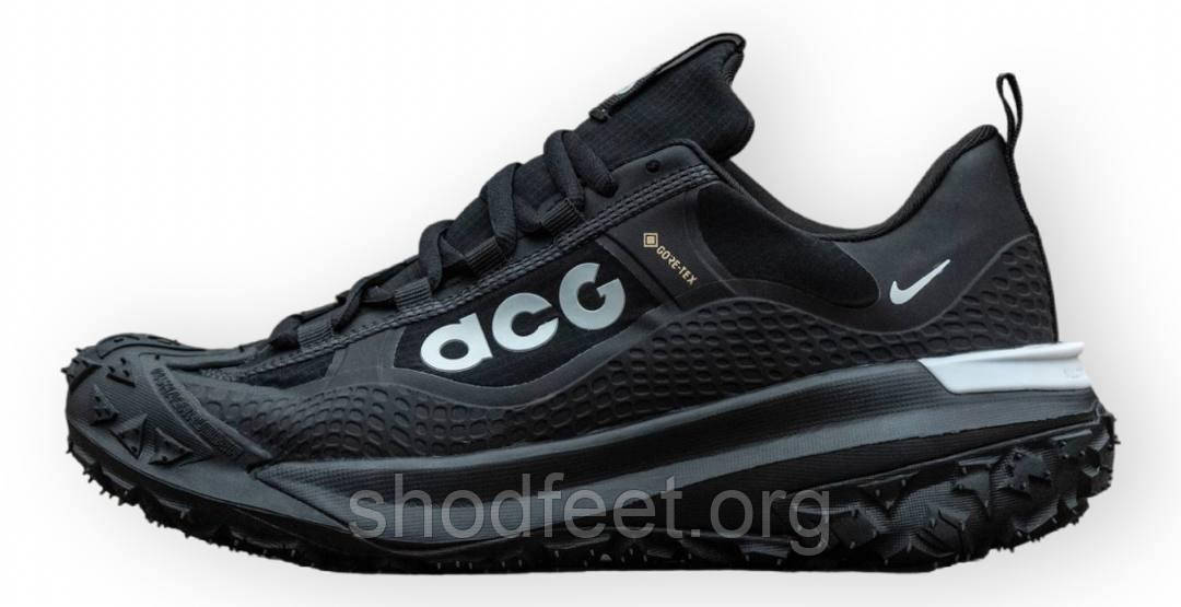 Чоловічі кросівки Nike ACG Moutain Fly Gore-Tex Black White, фото 1