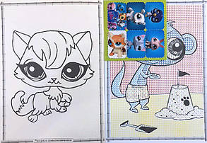 Розмальовка водяна A5 Littlest Pet Shop Baby Art KNZ, фото 4