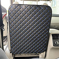 Накидки на сидіння від дітей захист спинки сидіння авто від брудних ніжок з перфорованої Екошкіри Чорна