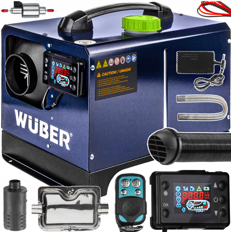 Автономний дизельний обігрівач вебасто Wuber WB1212