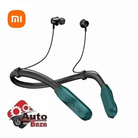 Бездротові навушники Xiaomi I35 Bluetooth 5.1 1000 mAh з мікрофоном з шийним ободом Xiaomi I35 Чорно Зелені