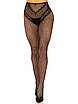 Колготки в сітку з вирізом і серцем позаду чорного кольору Leg Avenue розмір One Size Talla, фото 5