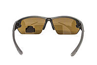 Захисні окуляри Venture Gear Tactical Semtex 2.0 Gun Metal (bronze) Anti-Fog, коричневі в оправі кольору "темний металік", фото 5