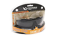 Захисні окуляри Venture Gear Tactical Drone 2.0 Green (gray) Anti-Fog, сірі в зеленій оправі, фото 7