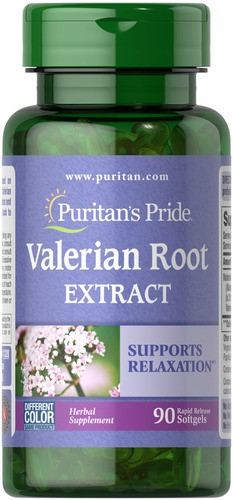 Корінь валеряни, Puritan's Pride Valerian Root 1770 mg 90 капсул
