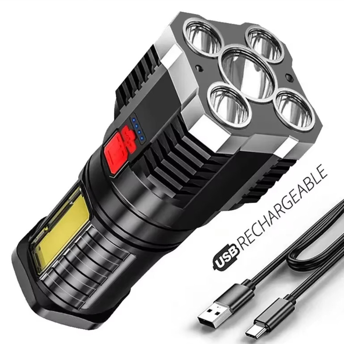 Ліхтарик 5LED з бічним світлом, фото 1