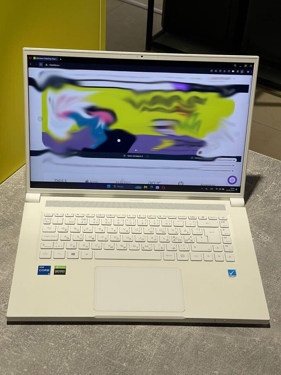 Б/в Ігровий ноутбук Acer ConceptD 3 CN316-73G-53DG 16" 1920x1200| i5-11400H| 16GB RAM| 512GB SSD| RTX 3050 Ti 4GB