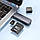 Картрідер HOCO HB45 Spirit 2-in-1 USB 3.0 card reader Metal Gray, фото 7