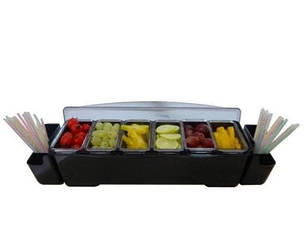 Ящик барний Empire на 6 відділень 47х17 см h17 см пластик (4912 EM)