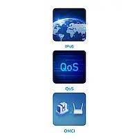 GPON WiFi 5 маршрутизатор Cudy GP1200 гігабітний дводіапазонний, 1 PON Port/4 Gigabit RJ45 AC1200 (73-00542), фото 6