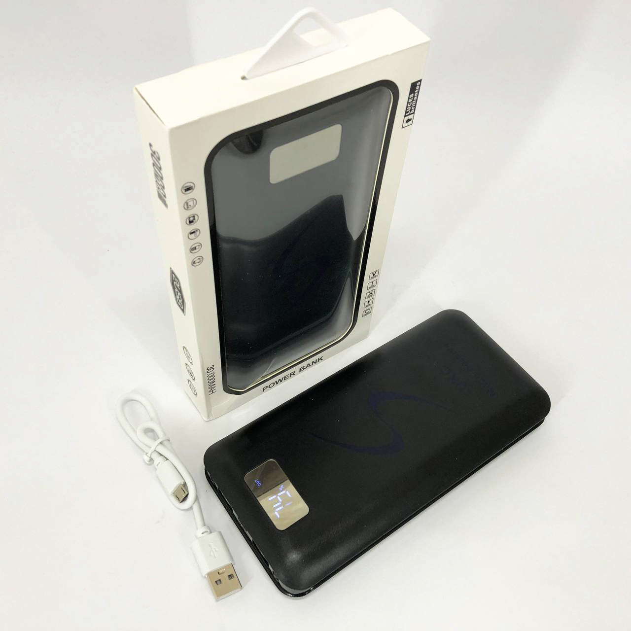 Power bank для ноутбука Power, Повербанк для роутера і модема, Хороший повербанк з ліхтариком LS-81, фото 1