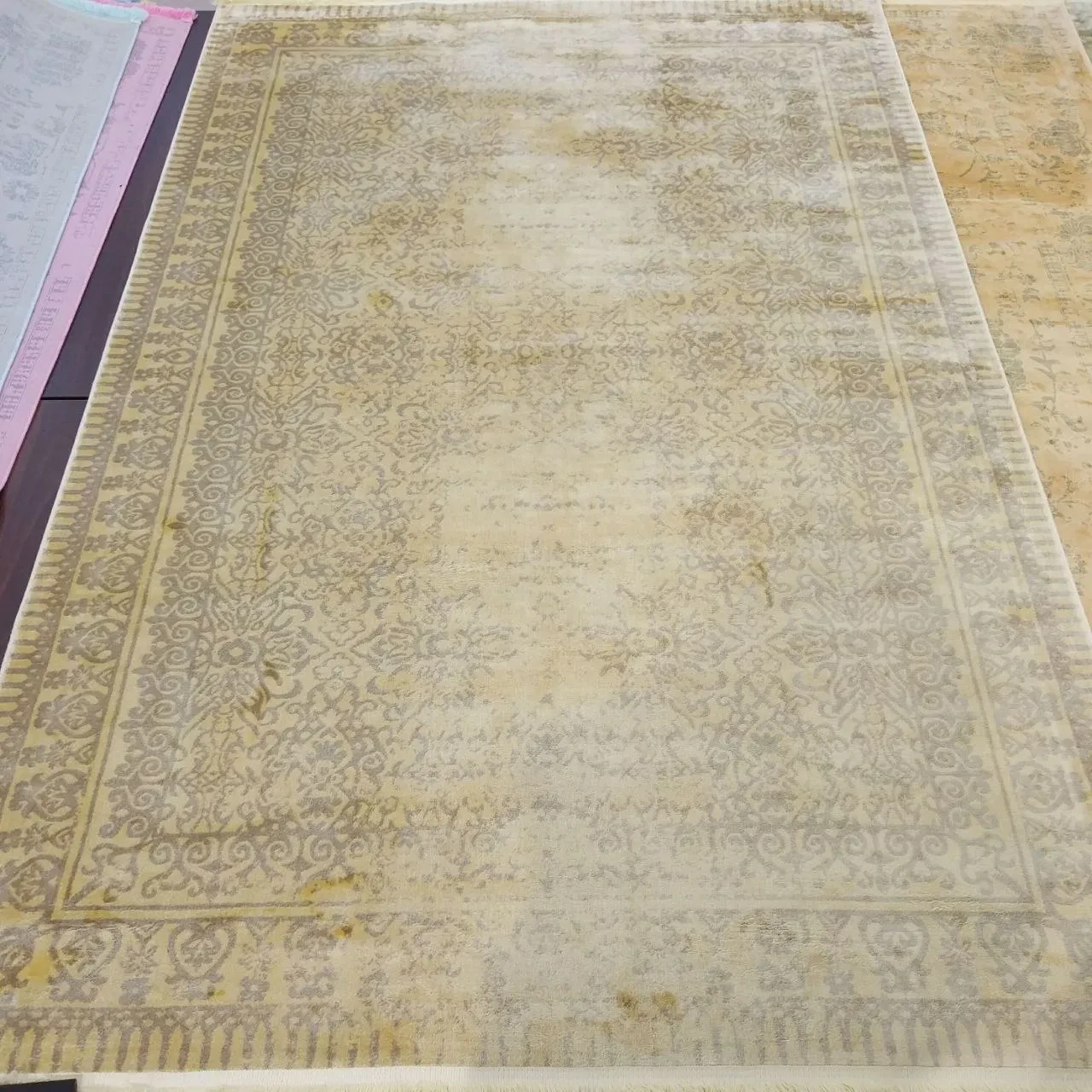Килим Color line MG 166 lemon жовтий прямокутний 156*230 см
