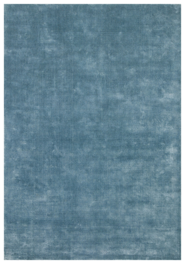 Килим ручної роботи Linen Marine синій прямокутний 140*200 см