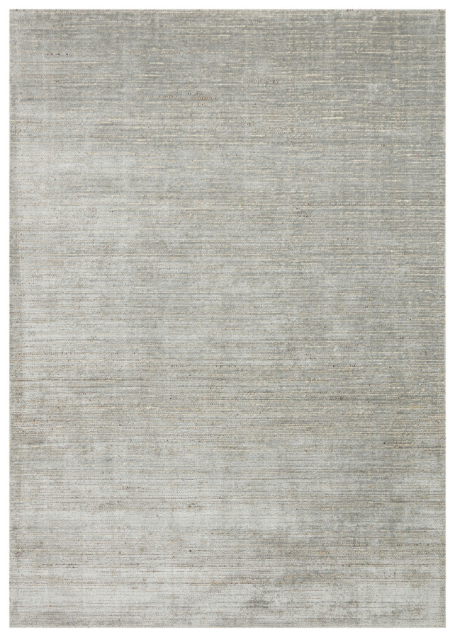 Килим ручної роботи  Zion Grey сірий прямокутний 140*200 см