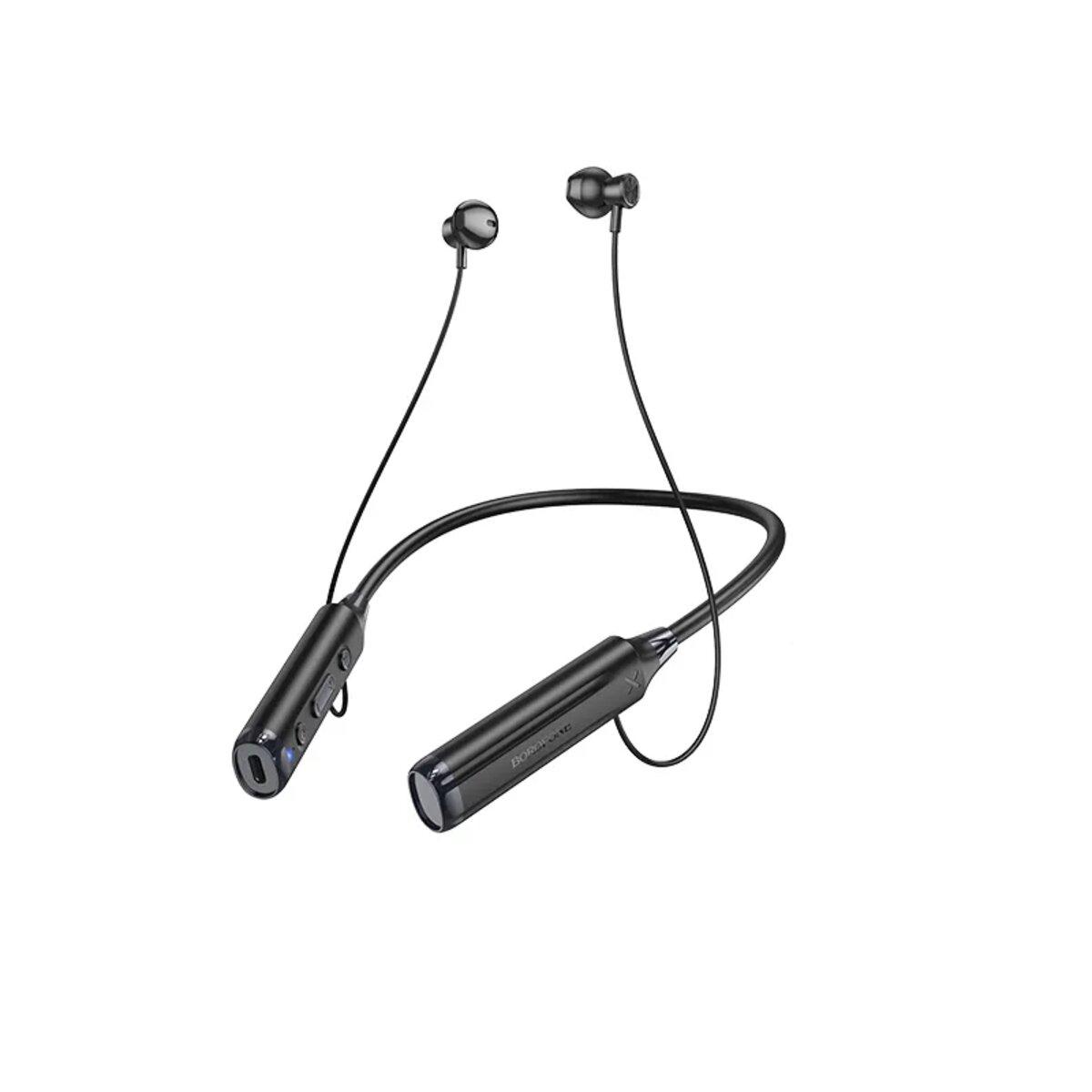 Навушники BOROFONE BE64 Perfect neckband BT earphones Black, фото 1