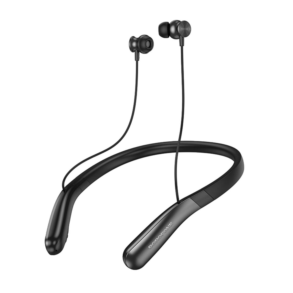 Навушники BOROFONE BE67 Sound neck-mounted BT earphones Black, фото 1