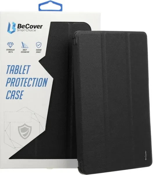 Чохол-книжка для планшета BeCover Ultra Slim Origami Transparent з кріпленням для Apple iPad Air 11 M2 2024 Black (711389)