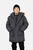 Куртка для хлопчика колір сірий ЦБ-00254662