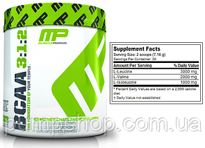 БЦАА MusclePharm BCAA Essentials Powder - 30 порцій (виноград), фото 4