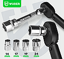 Динамометричний ключ 1/2 28-210нм Wuber (Польща), фото 3