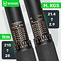 Динамометричний ключ 1/2 28-210нм Wuber (Польща), фото 8