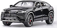 Металева машинка інерційна з ефектами Lamborghini Urus Auto Expert Premium Чорний