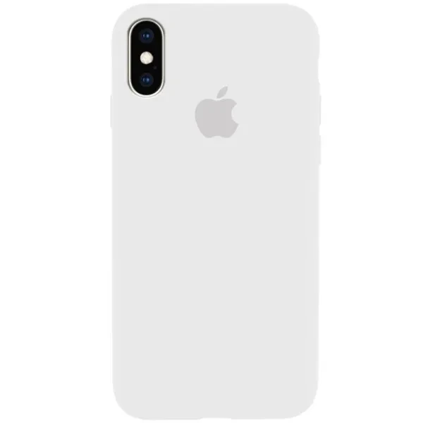 Чохол-накладка EpiK Silicone Case Full Protective (AA) для Apple iPhone X (5.8)/XS (5.8) White, фото 1