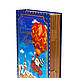 Новорічна коробка для цукерок "Книга велика" блакитна (800 г), фото 3