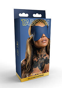 Силіконова пов'язка на очі Taboom Silicone Supreme, синій