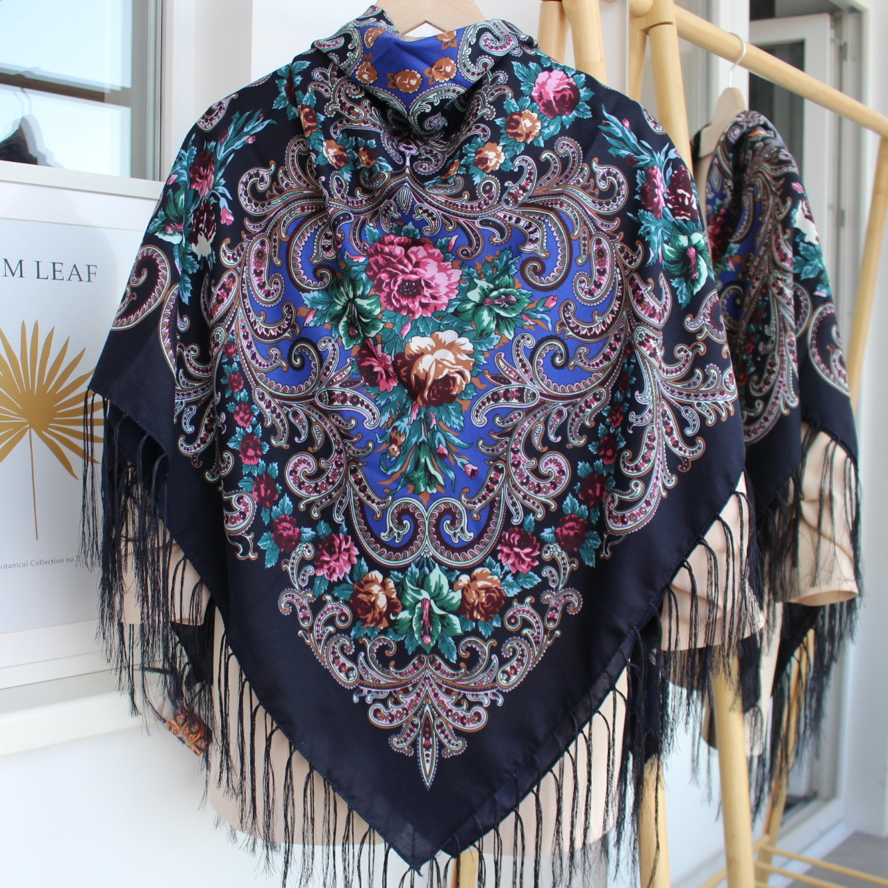 Хустка вовняна народна "Лісова пісня" код 632008, фото 1