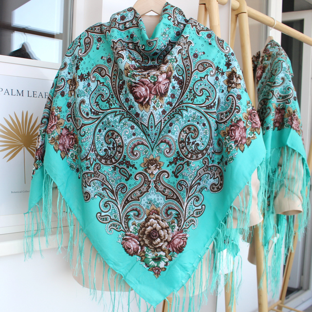 Хустка вовняна народна "Лісова пісня" код 632029, фото 1