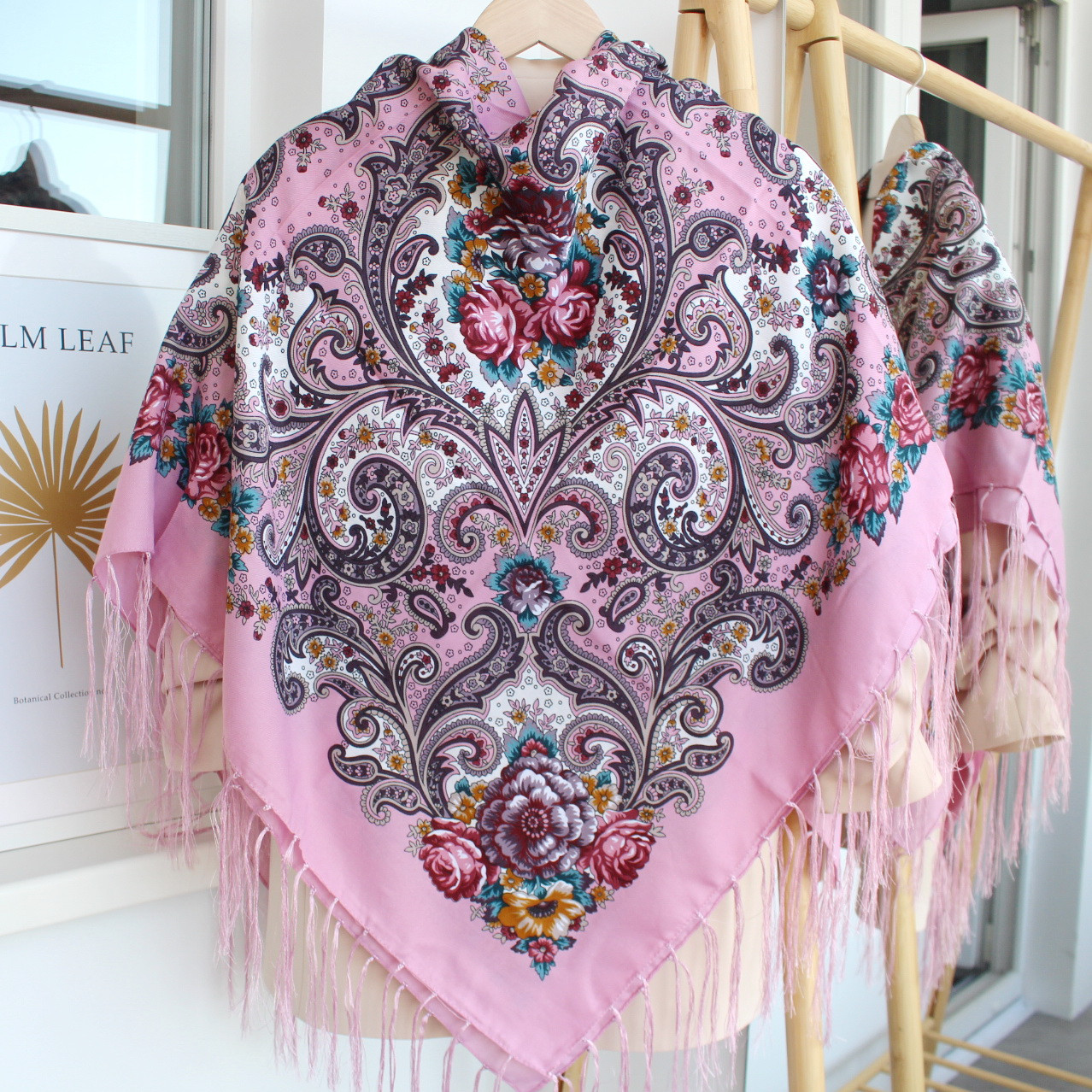 Хустка вовняна народна "Лісова пісня" код 632017, фото 1