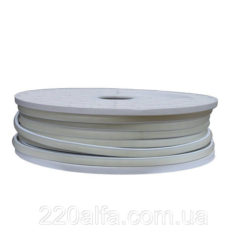 LED неонова стрічка 10Вт 12В 6х12 мм SMD2835 120 діодів 120Лм/Вт теплий білий 3000K, серія Neon, гарантія 3, фото 1
