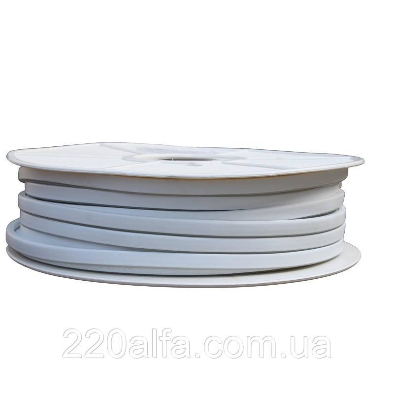 LED неонова стрічка 10Вт 12В 8х16 мм SMD2835 120 діодів 120Лм/Вт холодний білий 6500К, серія Neon, гарантія 3, фото 1