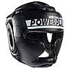 Боксерський шолом тренувальний PowerPlay 3048 Чорно-Білий XL, фото 4