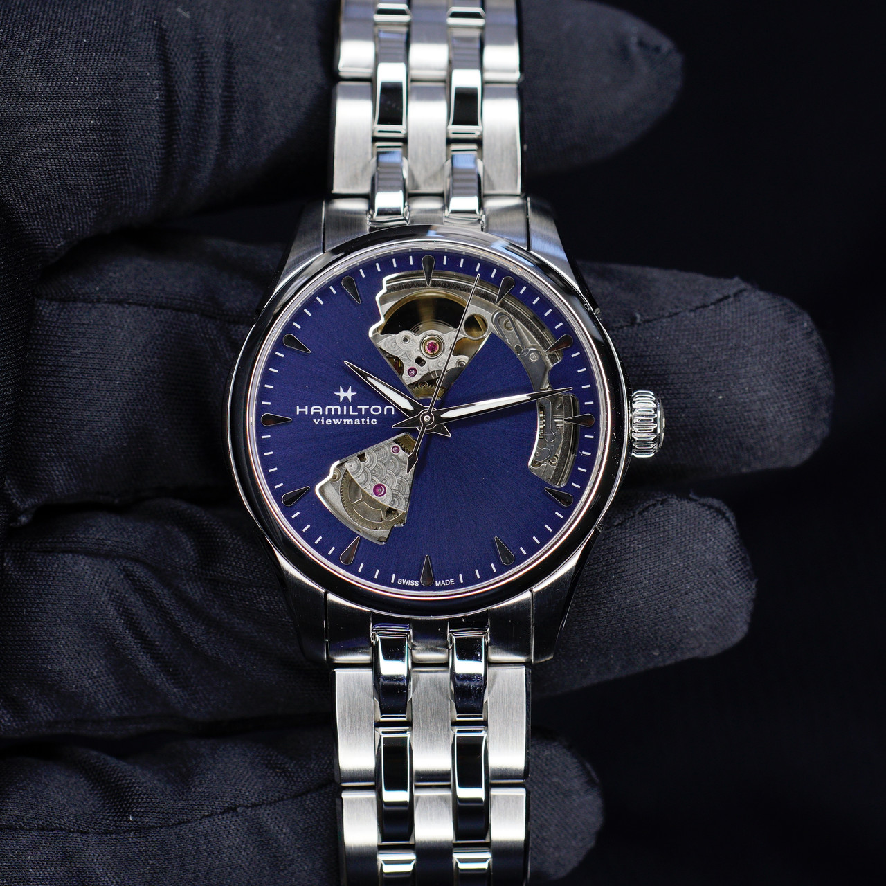 Жіночі Годинники HAMILTON JAZZMASTER OPEN HEART LADY AUTO H32215141