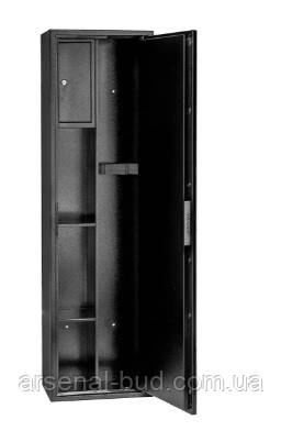 Сейф універсальний,  для зберігання рушниці, автомата, на 3 рушниці Ferocon Е137К1 (ВхШхГ: 137х39х25 см.) з ключевим замком, фото 1