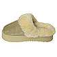 Тапочки жіночі уггі на платформі Бежевий, фото 3