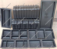 Форми для тротуарної плитки Старий місто 15+15 форм, + бордюр + відлив