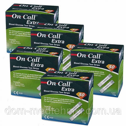Тест-смужки Он Колл Екстра | On Call Extra - 5 уп. (250 шт.), фото 1