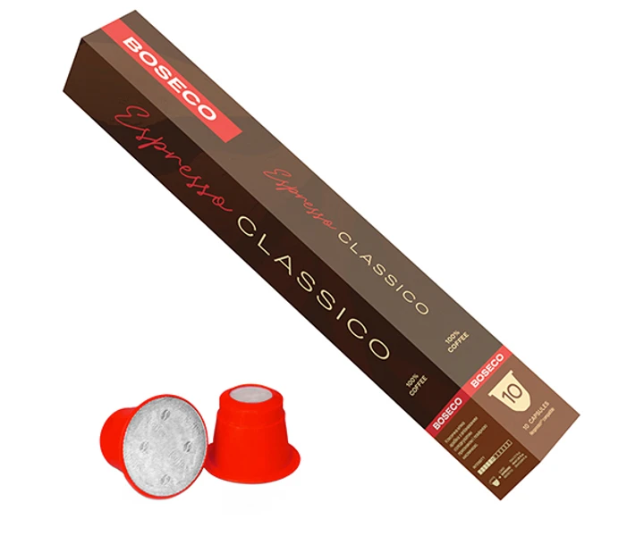 Кава в капсулах Boseco Nespresso Espresso Classico 6 (10 шт) 100% Арабіка,Бельгія (Неспрессо)