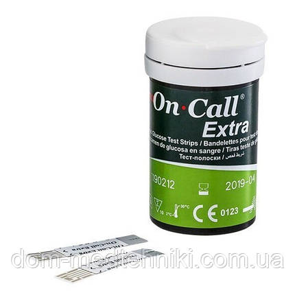 Тест-смужки Он Колл Екстра | On Call Extra, 25 шт., фото 1